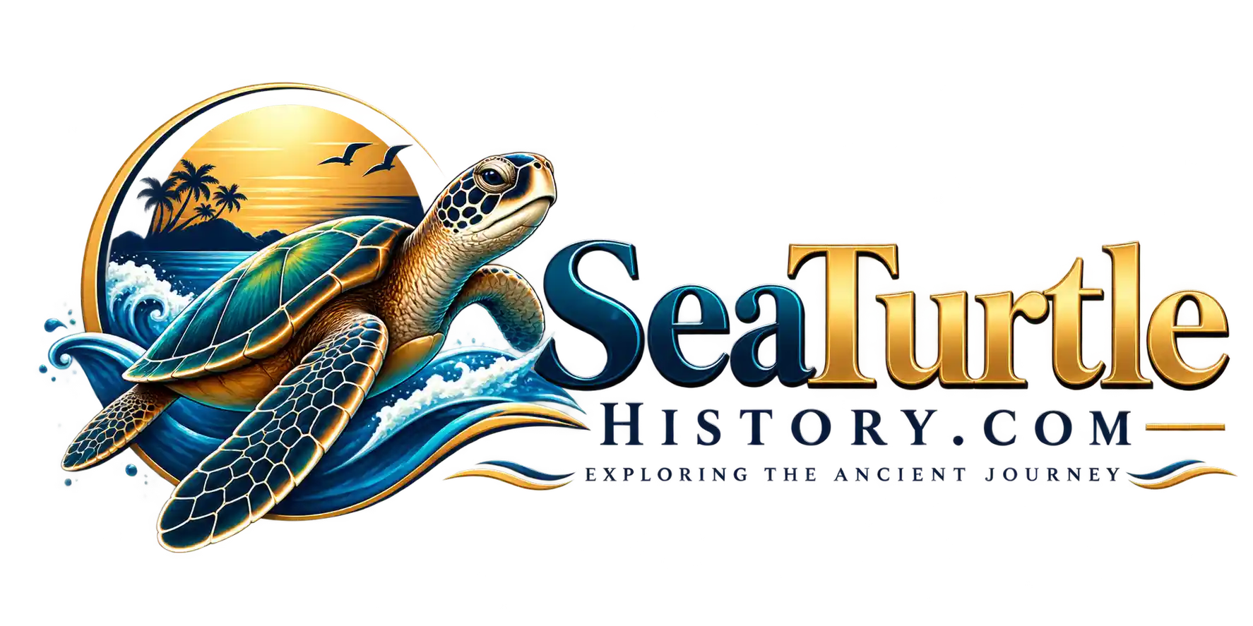 sea turtle history logo